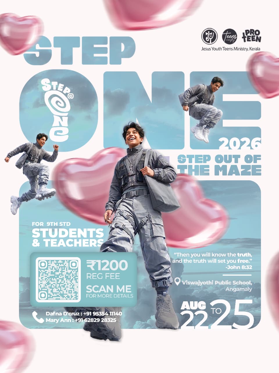 Step One Announcement Poster